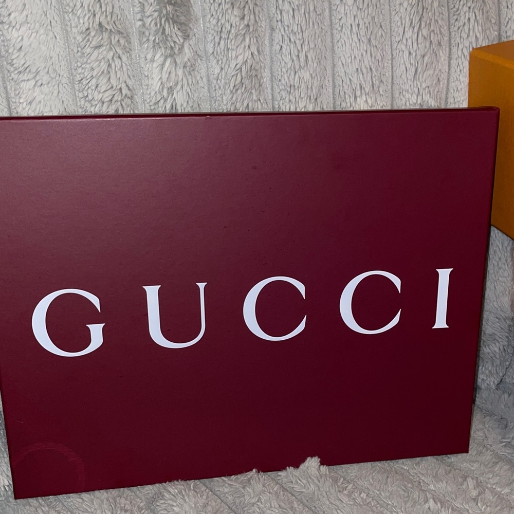 Gucci Crimson Gift Box with White Logo